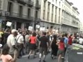 Manifestació, el 20 de juliol de 2011, dels indignats contra les retallades pressupostos per finançar la privatització del que queda del sector públic.