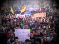 29f Manifestació d·Estudiants a Barcelona amb Motiu de la setmana de la lluita, contra les retallades, en educació, sanitat, transport, etc.