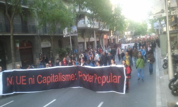 Streaming de #1deMaig Manifestació Anticapitalista #1Maig13