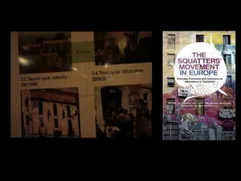 Barcelona, maig 2015.- Congrés sobre okupació organitzat pel Squatt Colective a Barcelona